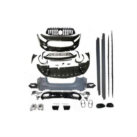 Kit Carrocería Mercedes W177 2018-2023 look A45 S Grill GT Black
