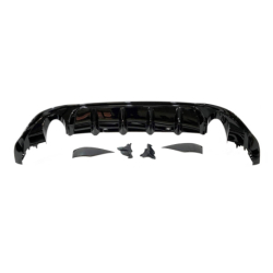 Difusor Trasero Volkswagen Golf 7.5 GTI Negro Brillante