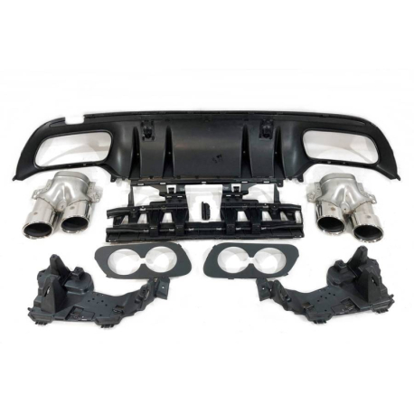 Difusor Trasero Mercedes W205 2019+ 4P / SW Look AMG C43