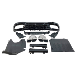 Difusor Trasero Mercedes W206 Sedan / SW Look C63