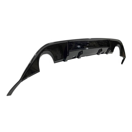 Difusor Trasero Volkswagen Golf 7 Look GTI Negro Brillante