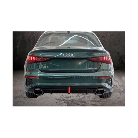 Difusor Trasero Audi A3 8Y Sedan 2019-2024 SLine Look RS3 ABS