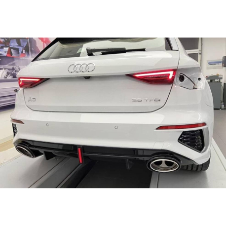 Difusor Trasero Audi A3 8Y Sportback 2019-2024 SLine Look RS3 ABS