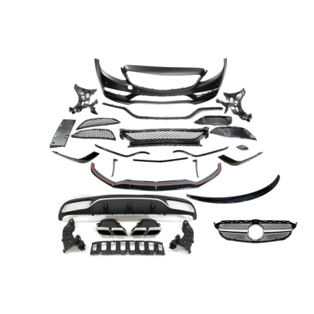 Kit De Carrocería Mercedes W205 2014-2018 Coupe Look AMG C63