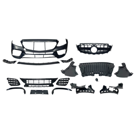 Paragolpes Delantero Mercedes W213 4p 2016-2019 / C238 look AMG E63