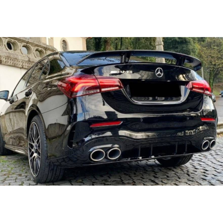 Alerón Mercedes W118 / V177 Sedan Look CLA45 Brillante Negro