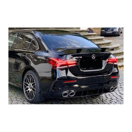 Alerón Mercedes W118 / V177 Sedan Look CLA45 Brillante Negro