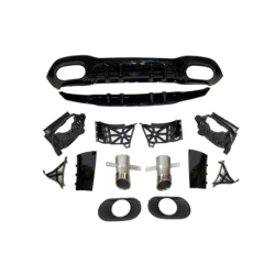 Difusor Trasero Mercedes V177 Look AMG A45 4 Puertas