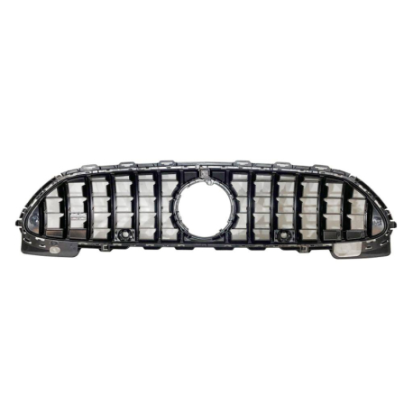 Parrilla Mercedes W206 2022+ Look GT Full Black Cámara