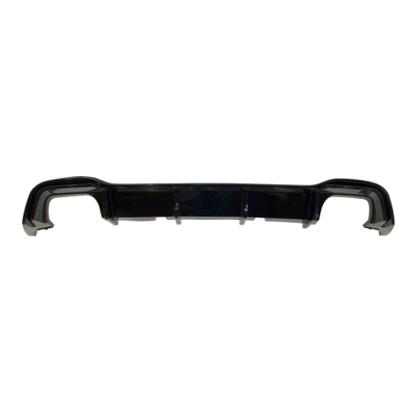 Difusor Trasero Volkswagen Golf 8 GTI Negro brillante 2 Salidas doble