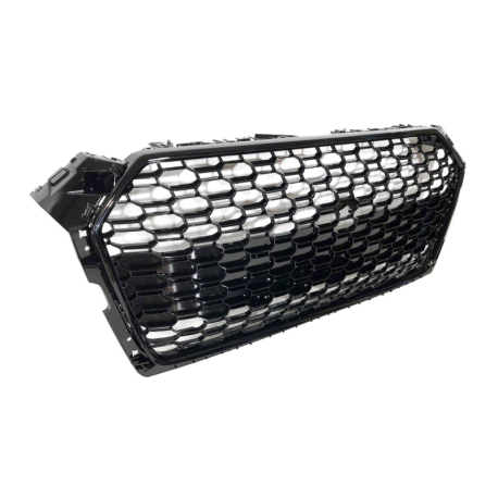 Parrilla Audi A5 18-20 Look RS5 Negro brillante Cámara