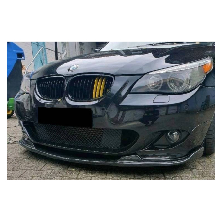 Spoiler Delantero BMW E60 / E61 Look M-Tech Negro brillo