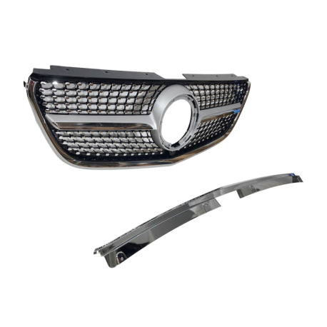 Parrilla Mercedes Vito W447 2022+ Look Diamond