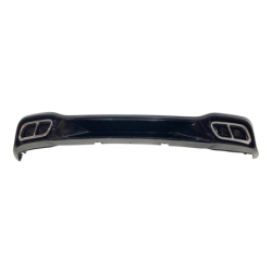 Difusor Trasero Volkswagen Golf 8 2019-2023 Negro brillante Look R