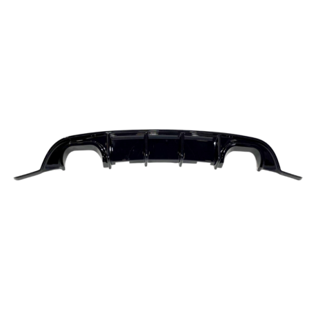 Difusor Trasero Volkswagen Golf 6 look Golf 7.5 R Negro Brillante