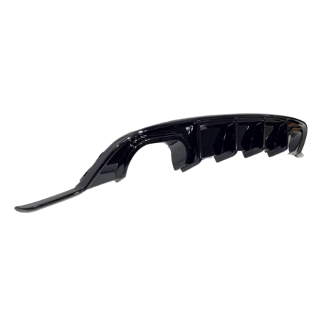 Difusor Trasero Volkswagen Golf 6 look Golf 7.5 R Negro Brillante