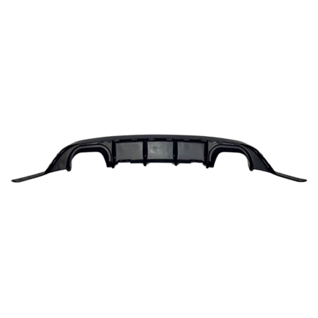 Difusor Trasero Volkswagen Golf 6 look Golf 7.5 R Negro Brillante