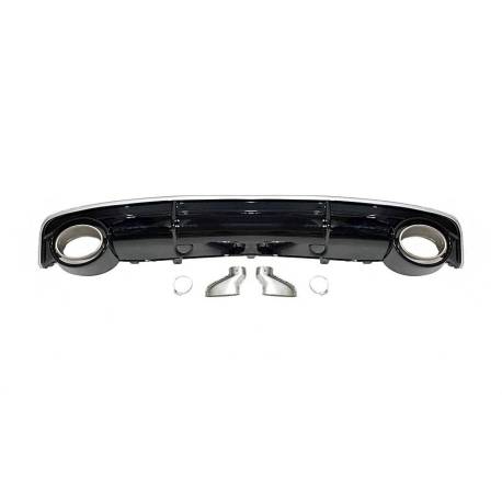 Difusor Trasero Audi A7 2015-2018 Look RS7 ABS