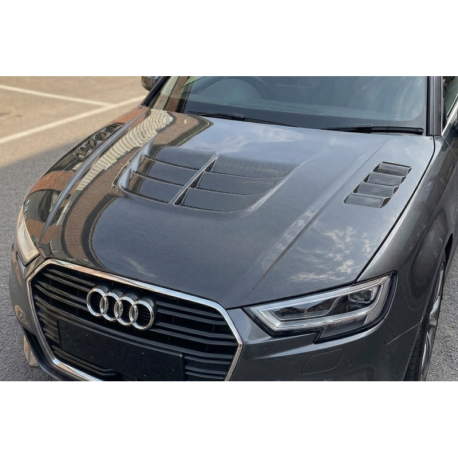 Capó Carbono Audi A3 2016-2019 Sedan / Sportback