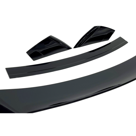 Alerón Ford Mustang 2015-2020 Look GT350 II Negro brillante