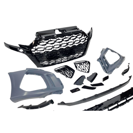 Paragolpes Delantero Audi A3 3 Puertas / Sportback 2016-2019 Look RS3 21