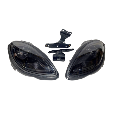 Paragolpes Delantero Porsche Macan 2014-2018 Look 2023 Faros delanteros