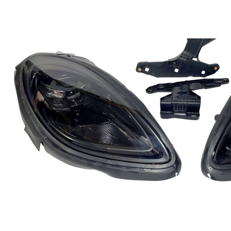 Paragolpes Delantero Porsche Macan 2014-2018 Look 2023 Faros delanteros