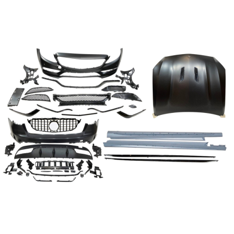 Kit De Carrocería Mercedes W205 SW 2014-2018 Look C63