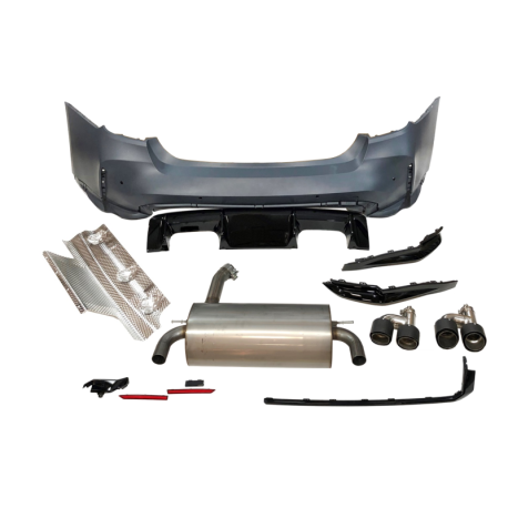 Paragolpes Trasero BMW F30 Look G80 Escape