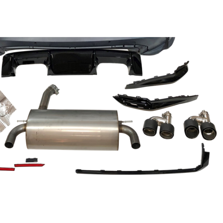Paragolpes Trasero BMW F30 Look G80 Escape