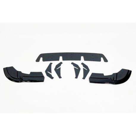Difusor Trasero Mercedes W176 2016-2018 Negro Brillante