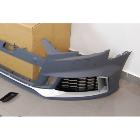 Paragolpes Delantero Audi A3 2016-2019 4 Puertas / Cabriolet Look RS Spoiler3