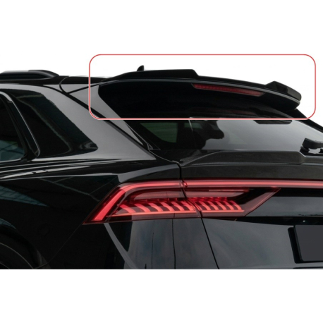 Alerón Superior Audi Q8 Brillante Negro