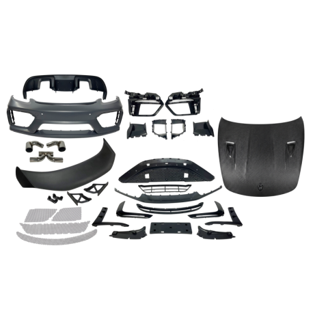 Kit De Carrocería Porsche Cayman 718 2016-2023 / 982 Boxter 2024+ Look GT4