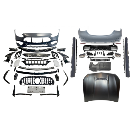 Kit De Carrocería Mercedes W206 4 Puertas Look AMG C63S