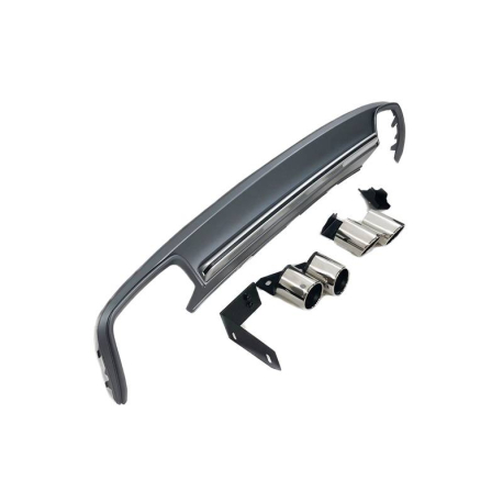 Difusor Trasero Audi A4 B8 4P / Avant 13-15 Look S4