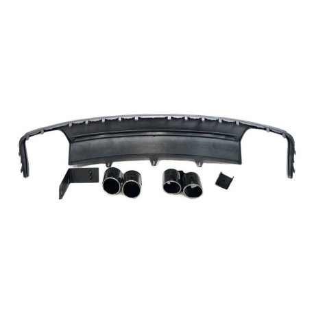 Difusor Trasero Audi A4 B8 4P / Avant 13-15 Look S4