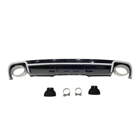 Difusor Trasero Audi A4 B9 2016+ Look RS4 ABS
