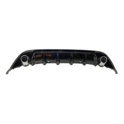 Difusor Trasero Volkswagen Golf 7 Look TCR Negro Brillante