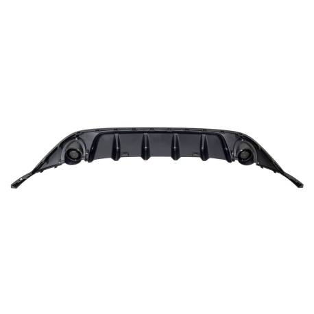 Difusor Trasero Volkswagen Golf 7 Look TCR Negro Brillante