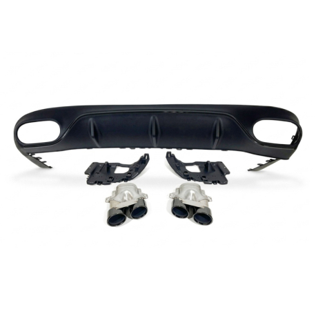 Difusor Trasero Mercedes W213 COUPE C238 look E53 Black