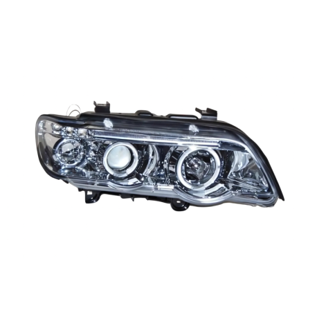 Faros Delanteros Ojos De Angel BMW X5 '01