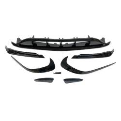 Spoiler Delantero Mercedes W176 16-18 Look AMG A45 Negro Brillante