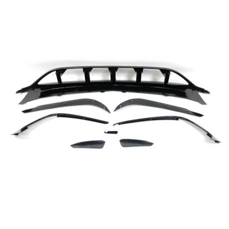 Spoiler Delantero Mercedes W176 16-18 Look AMG A45 Negro Brillante