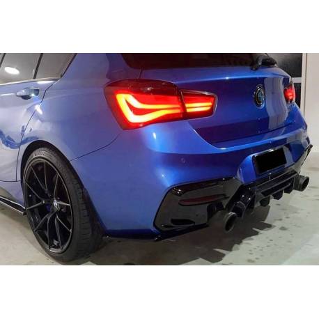 Difusor Trasero BMW F20 / F21 LCI 15-18 Competition Brillante Negro