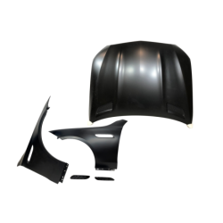 Capó y Aletas Mercedes W206 2021+ Look GT Aluminio