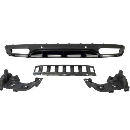 Difusor Trasero Mercedes W205 2014-2018 Coupe AMG Look C63 ABS