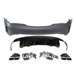 Paragolpes Trasero Mercedes W117 2013-2018 LCI 4P / SW Look AMG A45
