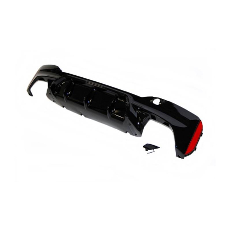 Difusor Trasero BMW G30 / G31 Look M5 brillo
