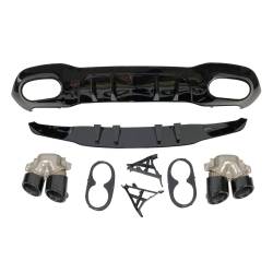 Difusor Trasero Mercedes W177 Look AMG A45